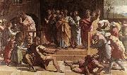 RAFFAELLO Sanzio, The Death of Ananias